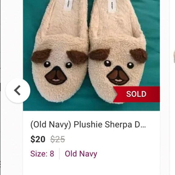 Old Navy Size 7.5 Women Pink Slip On Flamingo Collector House Slippers Pink Gift - Picture 6 of 7